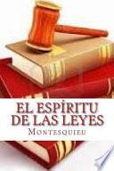 libro El Espiritu De Las Leyes